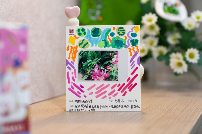 FB体育拍立得文章 雨中前粉花后草